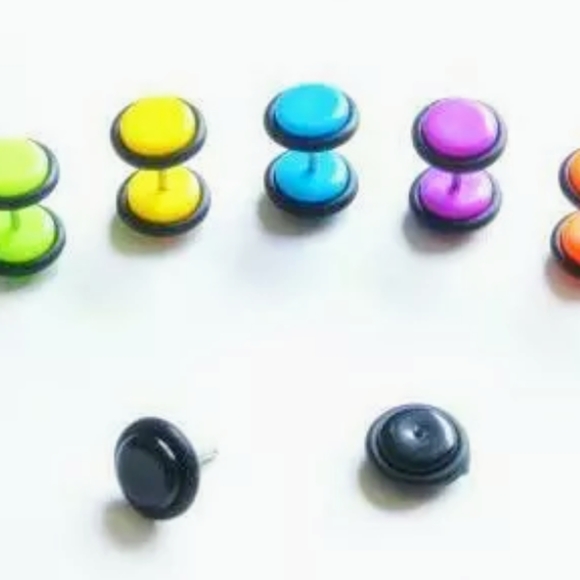 THREE - Spencer’s Fake Gauges (Purple, Yellow, & Teal) - Picture 2 of 12